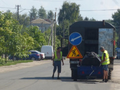 У Яготині почався ремонт центральної вулиці міста